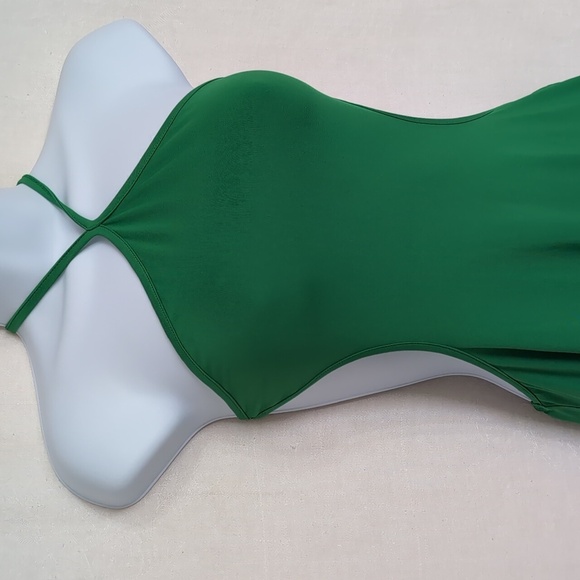 SheIn Kelly Green Bodycon Cutout Dress Open Back Size Large - Picture 2 of 5